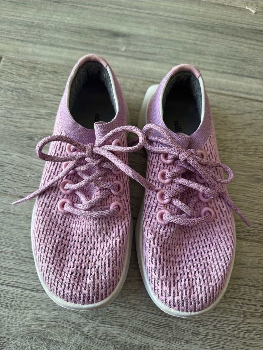 allbirds Women's Knit Lace-Up Sneakers - Lavender Pink